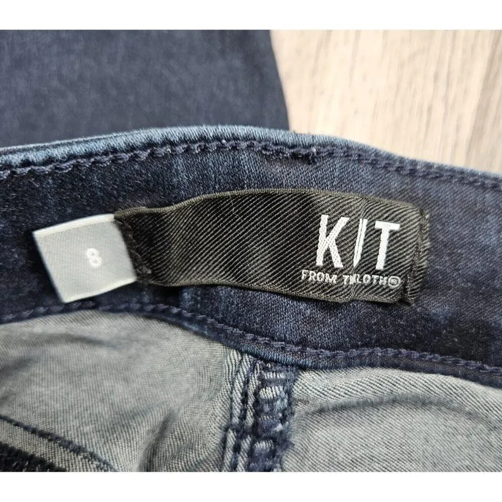 Kut From The Kloth Womens‎ Size 8 Donna High Rise Ankle Skinny Denim Blue Jeans
